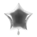 Folienballon Stern &Oslash; 45 cm silber ungef&uuml;llt...