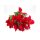Weihnachtsstern rot ca. 40 cm Strauß mit 7 Blüten Kunstblume Dekoration