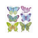 3D Sticker XXL Schmetterling Wandsticker Wandtattoo Schult&uuml;te basteln Dekoration