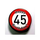 kleine Aludosen "Happy Birthday 45" Pillendose...