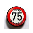 kleine Aludosen "Happy Birthday 75" Pillendose...