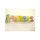 Ostereier 12er Set, je 6cm in Pastellfarben mit Seidenbandaufhänger Kunststoff 