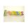 Ostereier 12er Set, je 6cm in Pastellfarben mit Seidenbandaufhänger Kunststoff  24 Stück