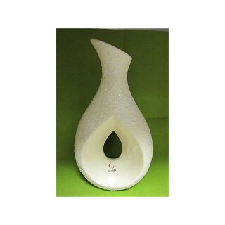 La Vida Keramik Creme Struktur Vase Soraya Liz cremeH25B13