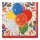 Servietten Lucky Balloons 3-lagig 33 x 33 cm 100 Stück Party