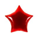 Folienballon Stern &Oslash; 45 cm rot ungef&uuml;llt