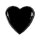 Folienballon Herz Ø 45cm schwarz ungefüllt Anagram unverpackt