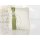 Ringkissen creme mit grünem Band und Perlen Satin 20 x 20 cm Hochzeit