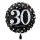 Folienballon - Ø 45cm - Funkelnder Geburtstag 30 ungefüllt