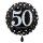 Folienballon - &Oslash; 45cm - Funkelnder Geburtstag 50 ungef&uuml;llt