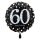 Folienballon - &Oslash; 45cm - Funkelnder Geburtstag 60 ungef&uuml;llt