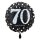 Folienballon - Ø 45cm - Funkelnder Geburtstag 70 ungefüllt