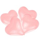 Herzballons Latex 30 cm rosa 50 Stück