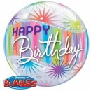 Bubble Happy Birthday Sterne Feuerwerk &Oslash; 56 cm...