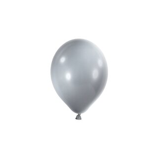 Luftballons - Ø 15cm - metallic silber 100 Stück Latexballons