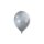 Luftballons - Ø 15cm - metallic silber 100 Stück Latexballons