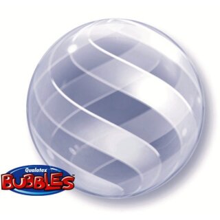 Deco Bubble Swirls &Oslash; 56 cm OHNE VENTIL Qualatex