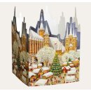 Tisch-Adventskalender Erfurter Dom mit Postkarte Bilder Brück & Sohn Meissen Weihnachten