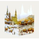 Tisch-Adventskalender Dresden Hofkirche mit Postkarte Bilder Brück & Sohn Meissen Weihnachten