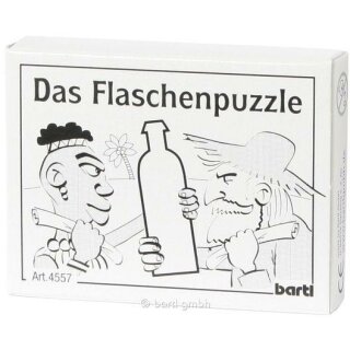 Mini - Puzzle "Das Flaschenpuzzle" Knobelspiel Geduldsspiel Bartl