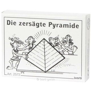 Mini - Puzzle "Die zersägte Pyramide" Knobelspiel Geduldsspiel Bartl