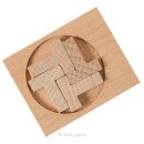 Mini - Puzzle "Der kleine T-Tisch" Knobelspiel Geduldsspiel Bartl