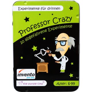 Professor Crazy: 20 Experimente für drinnen Invento