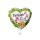 Folienballon - Ø 45cm - Familienglück Herz rosa ungefüllt
