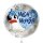 Folienballon - Ø 45cm - Milchmonster hellblau rund ungefüllt