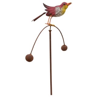 Windspiel Vogel ArtFerro Gartenstecker 1