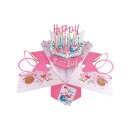 Pop Up Karte 3D "Happy Birthday to you Cake"...