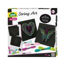 LENA® String Art Schmetterling & Herz Fadenbilder ab 8 Jahren