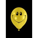 Luftballons - &Oslash; 25cm - Gelb - Gesicht 1 St&uuml;ck