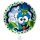 Folienballon - Ø 45cm - Mein 1. Schultag Blau Schulanfang ungefüllt