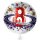 Folienballon - Ø 45cm - Glückwunsch Sterne 8 ungefüllt