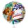 Folienballon - Ø 45cm - Bär Endlich Schulkind rund Schulanfang ungefüllt